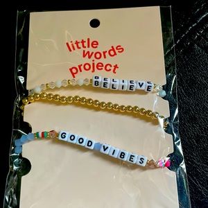 3 pack of Little Words Project Bracelets